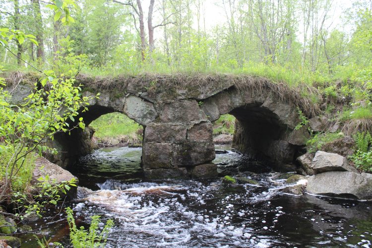 Финский мост на реке Семужья