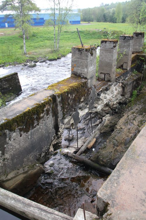 На реке Соскуанйоки (Soskuanjoki), в поселке Соскуа стоят руины старой мельницы Валтион (фин. Valtion)