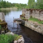 Остатки мельницы на реке Бегуновка