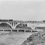 Мост через Янисйоки - 1920  год.